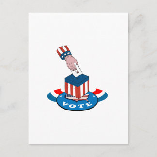 Amerikansk valomgång - valomval vykort
