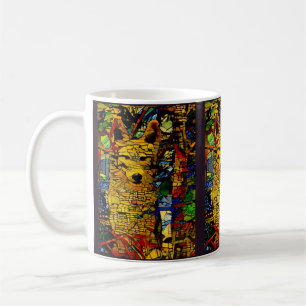 Amerikansk varg i rolig fotofun kaffemugg