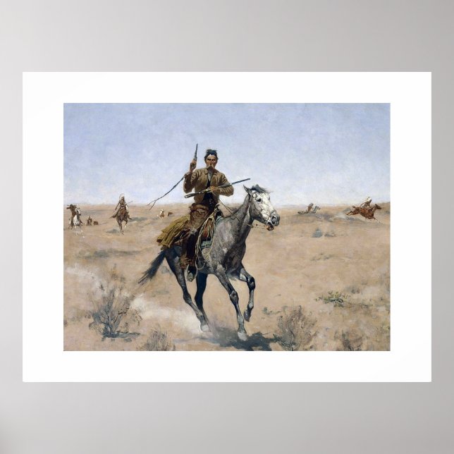 Amerikansk västerncowboy poster (Framsidan)