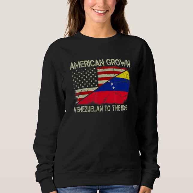 Amerikansk venezuelan vid benet i Venezuela T Shirt (Framsida)