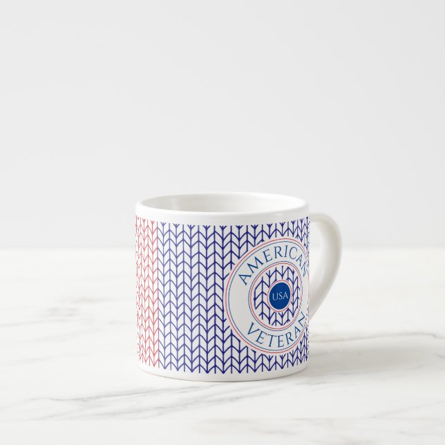 AMERIKANSK VETERAN Espressokopp (Framsida höger)