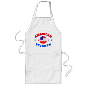 Amerikansk Veteran Långt Förkläde