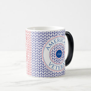 AMERIKANSK VETERAN Morphing Mug Magisk Mugg