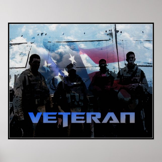 Amerikansk veteranPoster Poster (Framsidan)