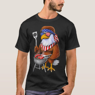 Amerikansk Vithövdad Örn Grillfest T Shirt
