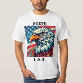 Amerikansk vitörnad örns herr T-shirt