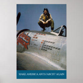 Amerikansk WWII-pilot MAAFA Poster