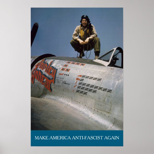 Amerikansk WWII-pilot MAAFA  Poster (Framsidan)