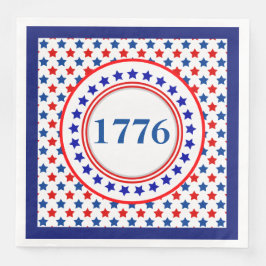 Amerikanska 1776 pappers servetter