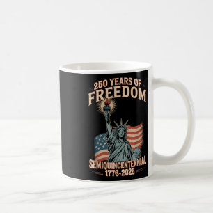 Amerikanska 250-årsdagen Firande 250 år U Kaffemugg