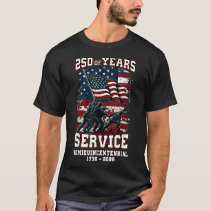 Amerikanska 250-årsdagen Firande 250 år U T Shirt
