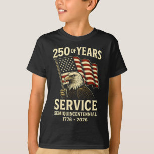 Amerikanska 250-årsdagen Firande Patriotic U T Shirt