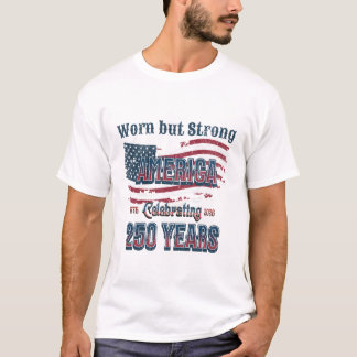 Amerikanska 250-årsjubileet Shirt T Shirt
