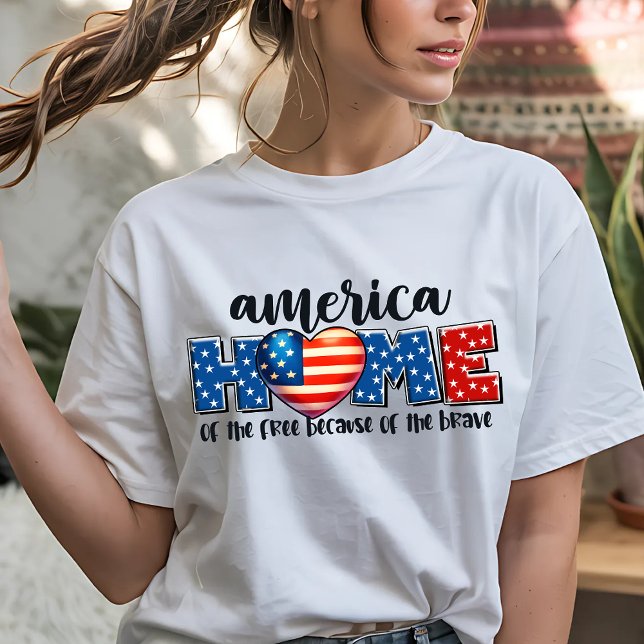 Amerikanska 4:e juli Independence day Patriotic T Shirt (Skapare uppladdad)
