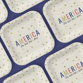 Amerikanska 4 juli-dekorationer
