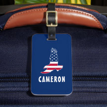 Amerikanska ageln Namn-USA flagga 4 juli