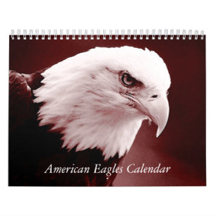 Amerikanska agles - Birds & Animals Art Kalender