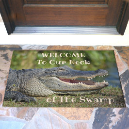 Amerikanska Alligator Wildlife Photographic Välkom