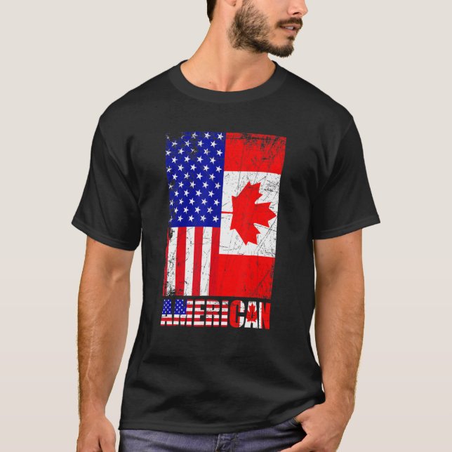 Amerikanska amerikanska amerikanska amerikanska Eh T Shirt (Framsida)