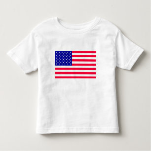 amerikanska amerikanska amerikanska Flagga Småbarn T Shirt