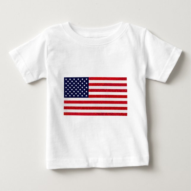 Amerikanska - amerikanska Flagga T-shirt (Framsida)