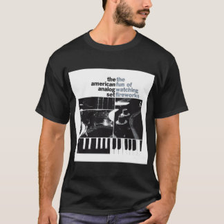 Amerikanska analogen Set Sten Band T Shirt