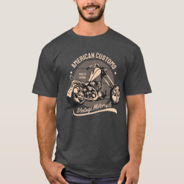 Amerikanska Anpassningsbar Motocycle Ride T Shirt