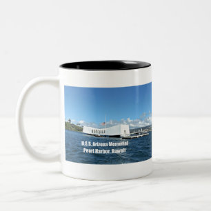 Amerikanska Arizona Memorial Två-Tonad Mugg