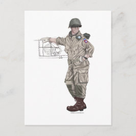 Amerikanska arméns 82:a flygburna vykort (WW2)