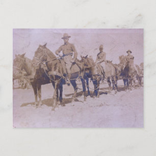 Amerikanska arméns kavalleriregemente 1899 vykort