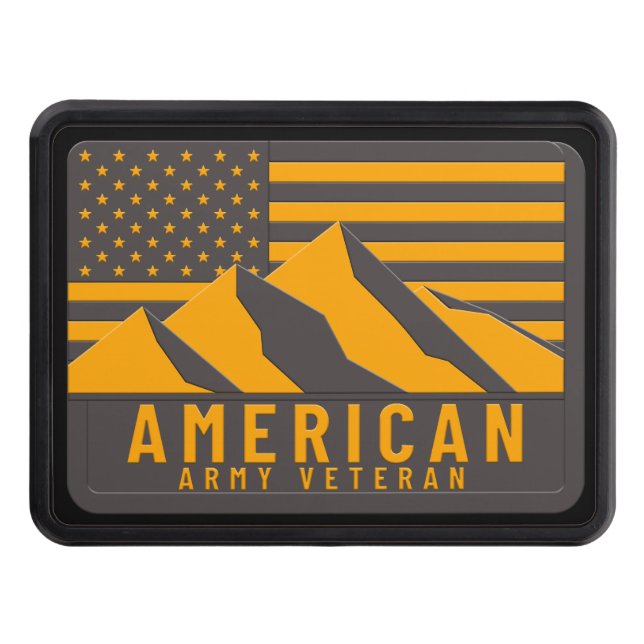 Amerikanska arméns veteran dragkroksskydd (Framsidan)