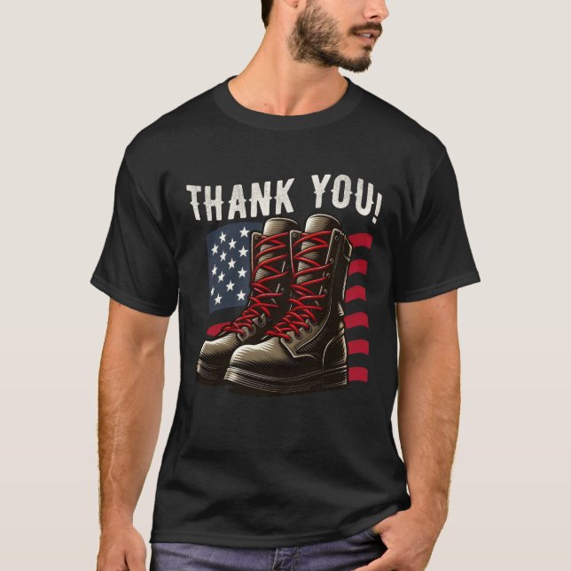 Amerikanska arméns veterandag t shirt (Framsida)
