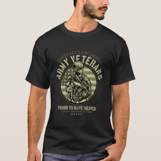 Amerikanska arméveteraner t shirt