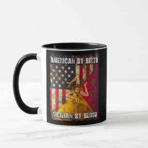 Amerikanska av Birth Sicilian av Blood Mugg