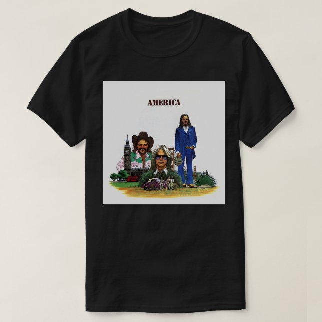 Amerikanska band Classic T Shirt (Design framsida)