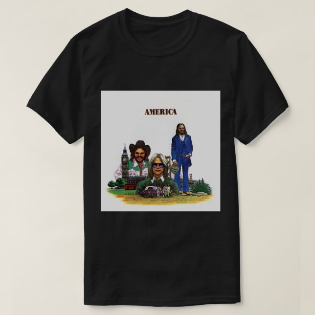 Amerikanska band Classic T-Shirt (Design framsida)