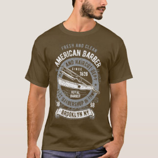 Amerikanska Barber Fresh and Clean T Shirt