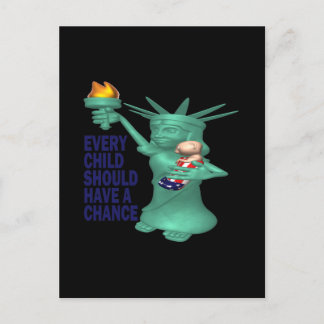 Amerikanska barn vykort