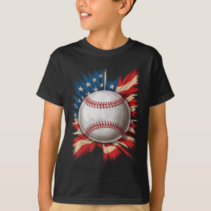 Amerikanska basket 4 juli Manar USA FLA T Shirt