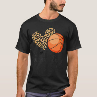 Amerikanska basketmatchdagen Vibes Basketball Mamm T Shirt