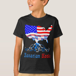 Amerikanska bayerska rötter Tysklanda Tee Shirt