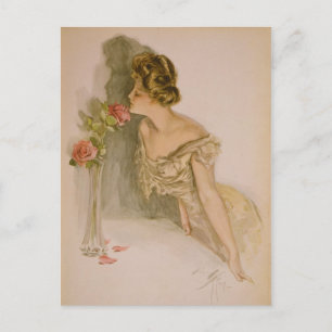 Amerikanska beauties av Harrison Fisher Vykort