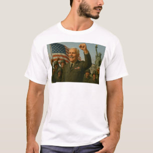 Amerikanska befälhavare leder med Pride T Shirt
