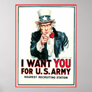 Amerikanska behov - Poster