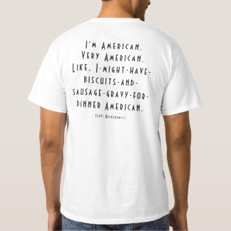 Amerikanska biscuber och marin till middag t shirt