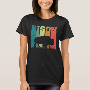 Amerikanska Bison För manar and Women T Shirt