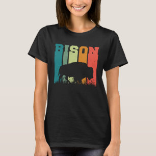 Amerikanska Bison För manar and Women T Shirt