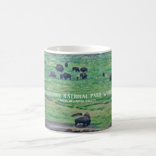 Amerikanska bison kaffemugg (Center)