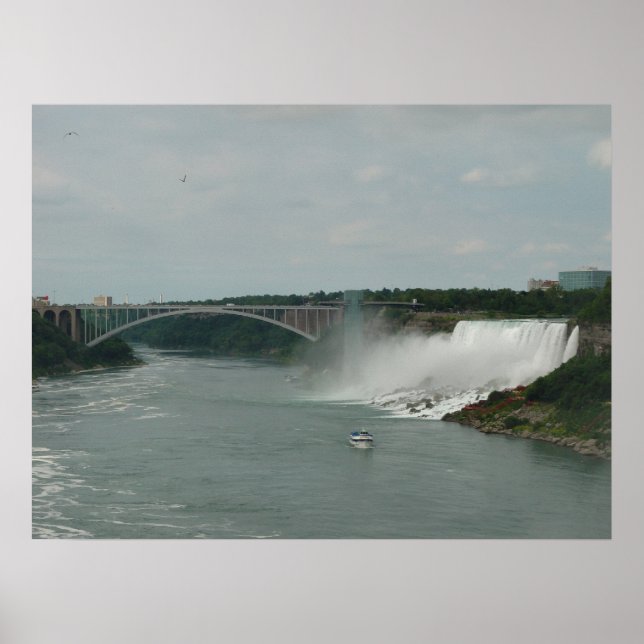 Amerikanska boxar i Niagara Falls Poster (Framsidan)