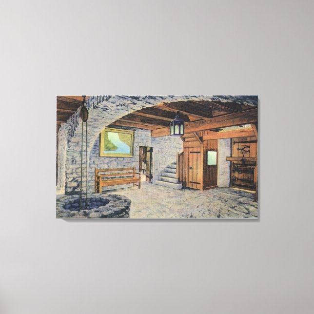 Amerikanska, brittiska och Fransk Flaggor Canvastryck (Framsida)